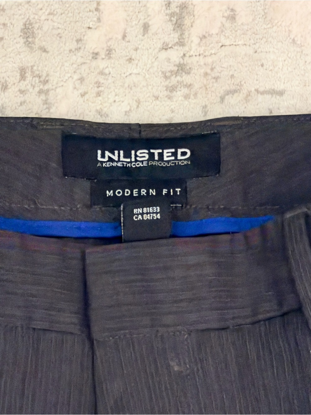 Unlisted by Kenneth Cole charcoal gray suit pants - Picture 10 of 16
